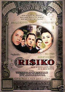 Risiko - Der schnellste Weg zum Reichtum - Filmposter A1 84x60cm gerollt - Picture 1 of 1