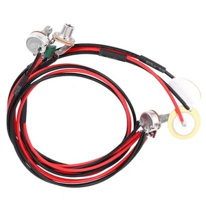 6.35mm Piezo Contact Pickup With Volume & Tone Control For Folk Guitars Ukul NAU - Picture 1 of 7