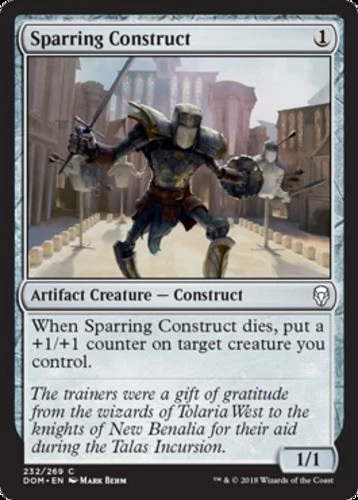 Sparring Construct - Foil - Dominaria #232/269 MTG Magic The Gathering - Image 1 of 1