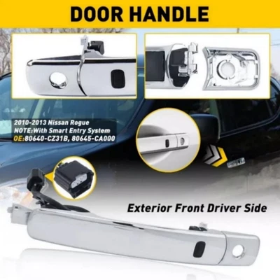 Manija de puerta delantera izquierda lado del conductor LH 80640-CZ31B&#&* para Nissan Rogue 2010-2013 Foto 1 de 4