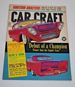 Vtg. April 1963 Car Craft Magazine - Pritchard's 1957 Chevy Custom Cover - Imagen 1 de 3
