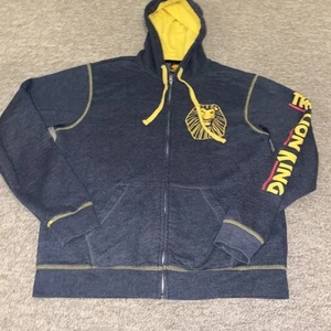 Disney The Lion King Broadway Show Hooded Jacket Large Grey Yellow - Picture 1 of 7