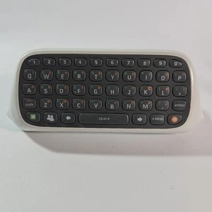 Official Microsoft Xbox 360 Chatpad Keyboard (White) OEM Tested Working - Picture 1 of 6