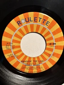 Tommy James "Draggin' The Line" Roulette 7" 45 sehr guter Zustand+ - Bild 1 von 4