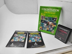 CONCENTRATION CIB GAME FOR PAL ATARI 2600 + ATARI 2600+  PLUS  NEVER USED #A36 - Picture 1 of 13