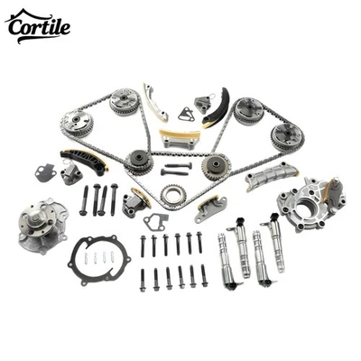 Kit de cadena de distribución bomba de agua de aceite con VVT para Chevy GMC Acadia Cadillac CTS 3,0 3,6 L Foto 1 de 4