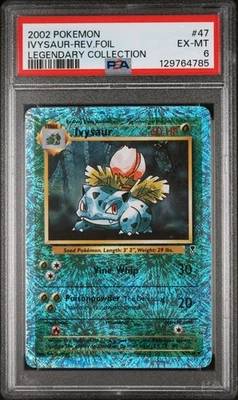 Ivysaur ⭐️ 47/110 Legendary Collection Reverse Holo PSA 6 JUST GRADED - Image 1 of 2