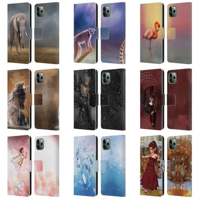 SIMONE GATTERWE ASSORTED DESIGNS LEATHER BOOK CASE FOR APPLE iPHONE PHONES - Image 1 of 4