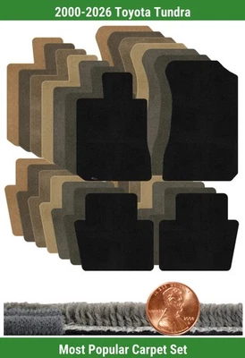 Lloyd 定制 Ultimat 地毯垫套装适用于 2000 - 2026 丰田苔原 (4 件) #10R8 — 第 1/4 张图片