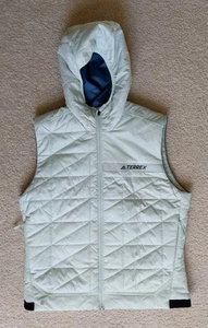 Adidas Terrex Damen Große L Hoodie Thermo Weste Hellgrün Full Zip Jacke  - Bild 1 von 8