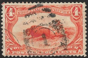 United States #287 4c. Indian Hunting Buffalo Issue Used Very Fine - Picture 1 of 2