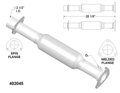 Catalytic Converter for 1995 Chevrolet S10 4.3L V6 GAS OHV RWD - Image 1 of 2