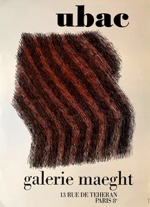 Raoul Ubac Original Poster Lithographie Abstrakte Kunst Abstraktion Abstract Art - Bild 1 von 1