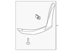Genuine Ford Fog Light Trim KR3Z-17626-AA - Picture 1 of 3