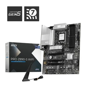 MSI PRO Z890-S WIFI Intel LGA 1851 Socket V1 Intel Core Ultra Series 2 LGA 1851 - Imagen 1 de 1