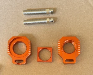 EX- DISPLAY RFX PRO Axle/Spindle Chain Adjuster Blocks KTM SX,EXC 125,200 13 -15 - Picture 1 of 3