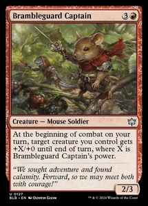 4x Brambleguard Captain - NM - Bloomburrow - SPARROW MAGIC - Picture 1 of 1