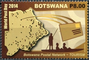 Botswana 2014. Botswana Postal Network (MNH OG **) Stamp - Picture 1 of 1