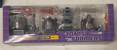 Loyal Subjects Action Vinyl Transformers Shattered Glass Evil Dinobots SDCC 2014 - Image 1 of 4