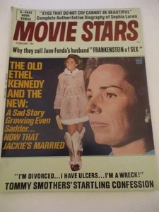 Sophia Loren, Ethel Kennedy, Tommy Smothers - Movie Stars Magazine 1969 - Picture 1 of 1