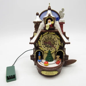 Hallmark Santa's Cuckoo Clock North Pole Ornament 2013 Magic Time Lights Sounds - Picture 1 of 6