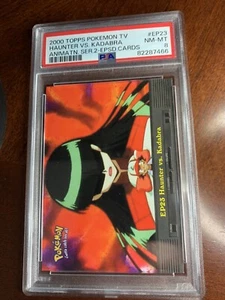2000 Topps Pokemon TV #EP23 Haunter vs. Kadabra Animation Series 2 PSA 8 NM-MT - Picture 1 of 2