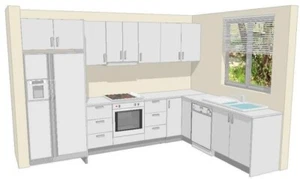 Complete Kitchen (cabinets) - Picture 1 of 6