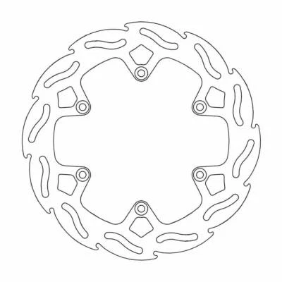 KTM EXC 440 1994 Moto Masters Flame Rear Brake Disc - Image 1 of 4