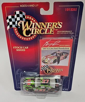 Ford Thunderbird 1998 Winners Circle 1/64 Kenny Irwin #28 Gi Joe NASCAR Foto 1 de 4