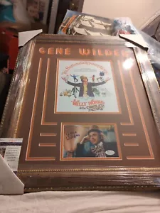 Gene Wilder Auto/Signed Framed Willy Wonka & The Chocolate Factory - Picture 1 of 10