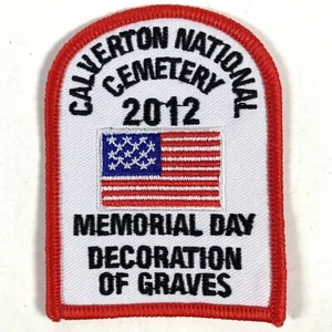 Calverton National Cemetery Memorial Day Decoration of Graves 2012 BSA Patch - Picture 1 of 3