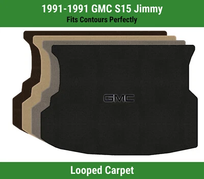 Alfombra de carga Lloyd Classic Loop para 1991 GMC S15 Jimmy con logotipo GMC 1 negro Foto 1 de 4