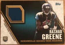 2015 Topps Rookie Patch Rashad Greene TRP-RG Jacksonville Jaguars