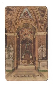 SCALA SANTA ROMA SANTINO HOLY CARD IMAGE PIEUSE HEILIGE KARTE ESTAMPA SAGRADA - Bild 1 von 2