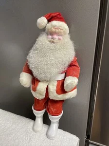 Vintage 1950’s Harold Gale Santa Claus Store Display Plush Figure 14" - Picture 1 of 7