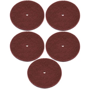 (5) 6" Fine Cleaning Wheel 400 Grit | Scotch Pad Polishing Bench Grinder Buff - Picture 1 of 4