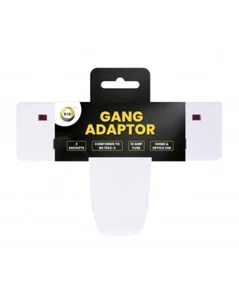 13A 3 Gang Adaptor Converts 1 socket into 3 uk sale pack of 2 - Picture 1 of 1