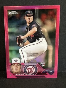 2023 Topps Chrome CADE CAVALLI RC #61 Magenta 335/399 - Picture 1 of 2