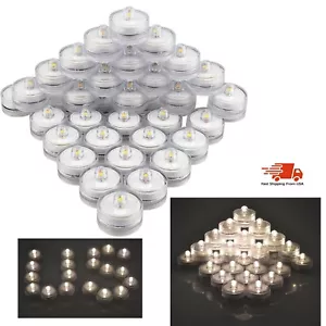 36 Stck. Wasserdicht Hochzeit Tauchakku LED Lichter Unterwasser Warmweiß - Bild 1 von 9