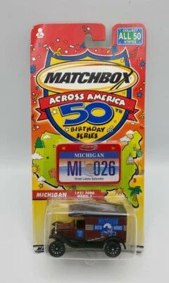 Ford Modelo T Michigan 2001 Matchbox Across America serie 50 cumpleaños 1921  Foto 1 de 3