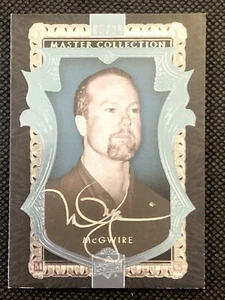 Mark McGwire 2016 cubierta superior todos los tiempos colección Greats Master automático azul 5/20 - Imagen 1 de 3