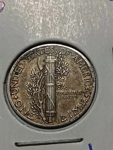 👉 Moneda de diez centavos Mercury 1936 tonificada Xf Choice M/124 - Imagen 1 de 2