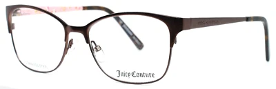 JUICY COUTURE JU144 0P40 Brown Womens Cat Eye Full Rim Eyeglasses 52-16-135 B:38 - Image 1 of 4