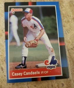 Donruss 88 Casey Candaele Error Card - Picture 1 of 8