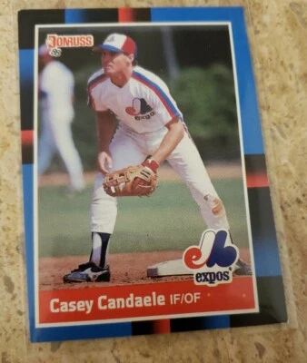 Donruss 88 Casey Candaele Error Card - Image 1 of 4