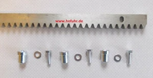 CAME Zahnstange Stahl, verzinkt, Modul 4, 1 Stück á 1 Meter, 009CGZS, Schiebetor - Bild 1 von 2