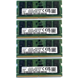 Samsung DDR5 128GB (4X32GB) 5600MHz PC5-44800 SODIMM Memory Ram M425R4GA3BB0 - Picture 1 of 5