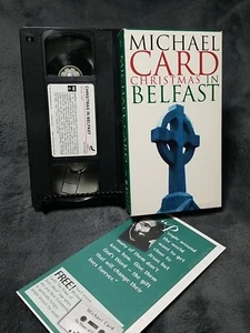 MICHAEL CARD CHRISTMAS IN BELFAST VHS TAPE - Picture 1 of 2