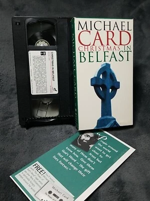 MICHAEL CARD CHRISTMAS IN BELFAST VHS TAPE - Image 1 of 2