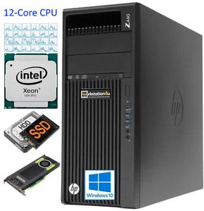HP Z440 Workstation Intel Xeon E5-2678v3 12-Core PC 16GB Ram 240GB SSD 500GB HDD - Bild 1 von 8